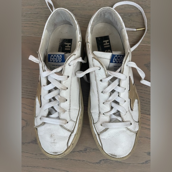 Golden Goose white sneakers size purchased
